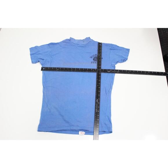 Vintage Michigan State University Spartans T Shirt Large - Picture 6 of 8